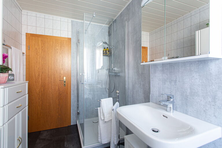 Altersgerechtes Bad mit komfortabler Dusch-Anlage